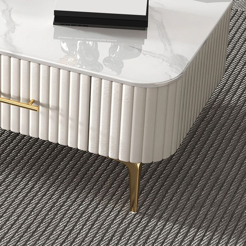 4 Legs Slate Rectangular Coffee Table Modern Single Coffee Table with Drawer Clearhalo 'Coffee & Accent Tables' 'Coffee Tables' 'coffee_tables' 'furn' 'furn_coffee_tables' 'Furniture' 'Living Room Furniture' 1200x1200_088ff6cd-91b4-4092-a129-c611c8d7782d