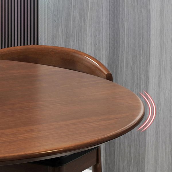 Rubberwood Solid Wood Table Round Dining Table for Kitchen Table Clearhalo 'Dining Tables & Seating' 'Dining Tables' 'dining_table' 'furn' 'furn_dining_table' 'Furniture' 'Kitchen & Dining Furniture' 1200x1200_0890ba01-73b5-4b24-a2aa-86d93d14b435