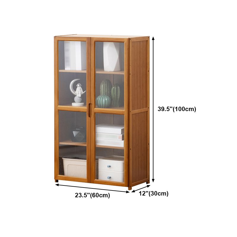 Vertical Standard Bookcase Contemporary Bamboo Closed Back Bookcase for Home Office Clearhalo 'Bookcases' 'furn' 'furn_bookcases' 'Furniture' 'furniture_bookcases' 'Office Furniture' 1200x1200_08940472-847f-4b2f-80e9-524485a22091