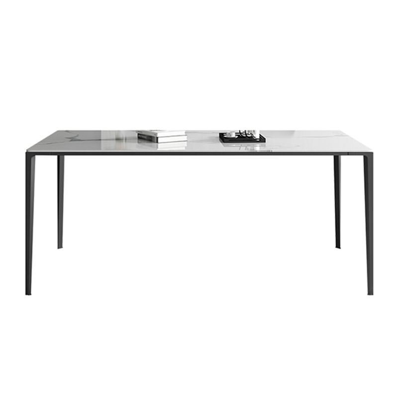 Rectangle Dining Site Table Simplicity Style Stone Furniture with 4-foot Clearhalo ' dining_table' 'Dining Tables & Seating' 'Dining Tables' 'furn' 'furn_dining_table' 'Furniture' 'furniture_dining_table' 'Kitchen & Dining Furniture' 'kitchen&dining_furn' 'kitchen' 'kitchen_dining_table' 1200x1200_08943157-0248-40ca-9aba-eb87946e8f9d