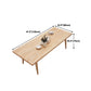 Contemporary Natural Wood Table Ash Rectangle Dining Table with 4 Legs Clearhalo 'Dining Tables & Seating' 'Dining Tables' 'dining_table' 'furn' 'furn_dining_table' 'Furniture' 'furniture_dining_table' 'Kitchen & Dining Furniture' 'kitchen' 'kitchen_dining_table' 1200x1200_0895ee42-87f6-4ab0-98df-ae7e83e6cd2c