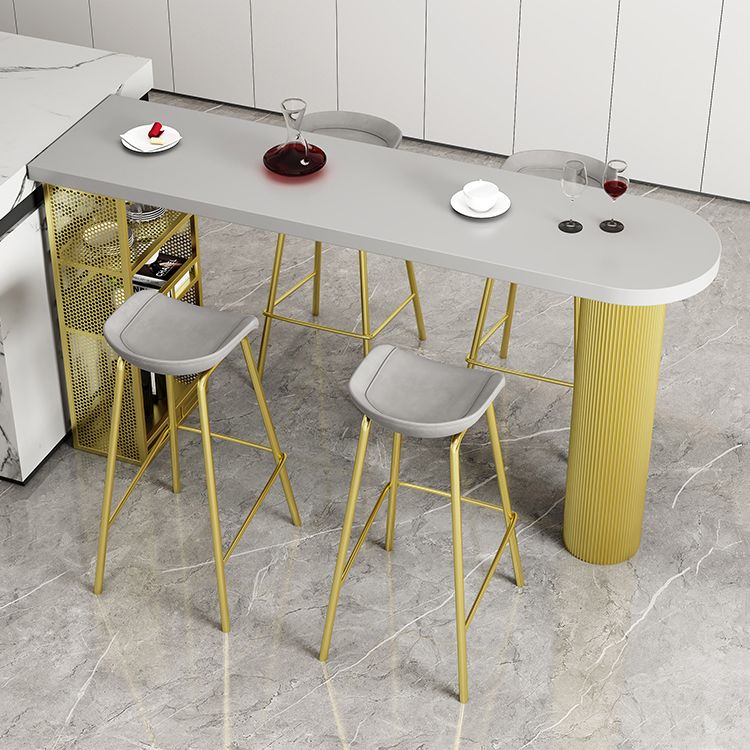 Modern Indoor Bar Table Set Solid Wood 1/2/4/5 Pieces Double Pedestal Bistro Set Clearhalo 'Bar Furniture' 'furn' 'furn_home_bar_bar_sets' 'Furniture' 'Home Bars & Bar Sets' 'home_bar_bar_sets' 'Kitchen & Dining Furniture' 1200x1200_08964cec-53fb-4772-952b-ff09fd51bb28