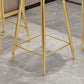 Faux Marble Bistro Set Glam Style 1/3 Pieces Bar Height Pub Set for Indoor