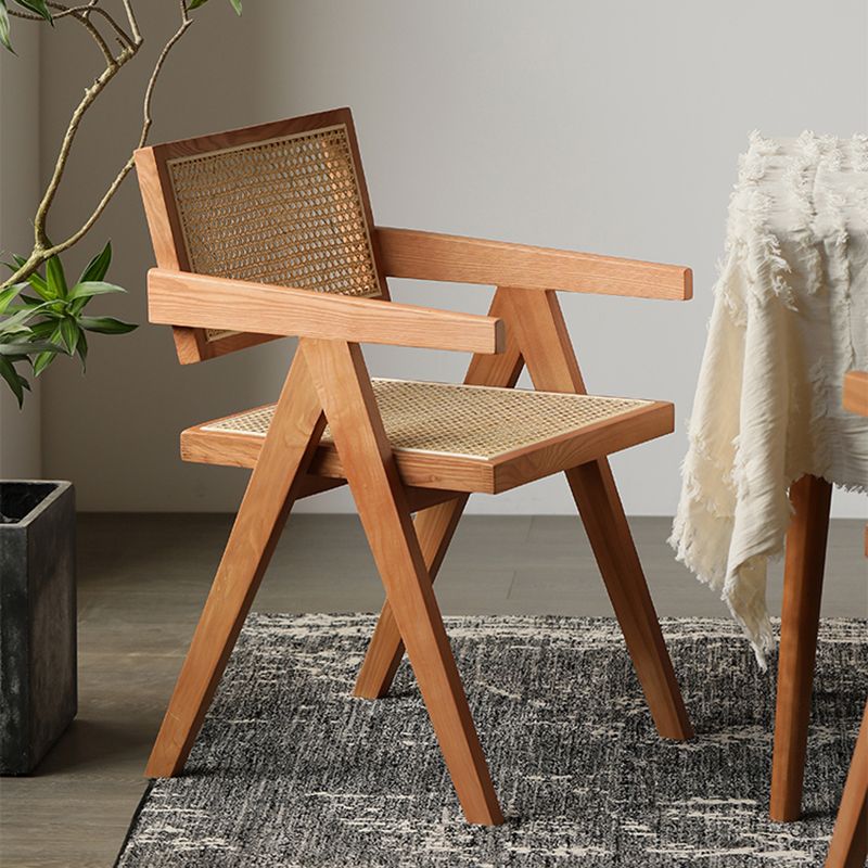 Modern Wood Kitchen and Dining Room Chair Open Back Dining Side Chair Clearhalo 'Dining Chairs' 'Dining Tables & Seating' 'dining_chair' 'furn' 'furn_dining_chair' 'Furniture' 'furniture_dining_chair' 'Kitchen & Dining Furniture' 1200x1200_08991779-701b-4be2-9346-ce407e80f9d7