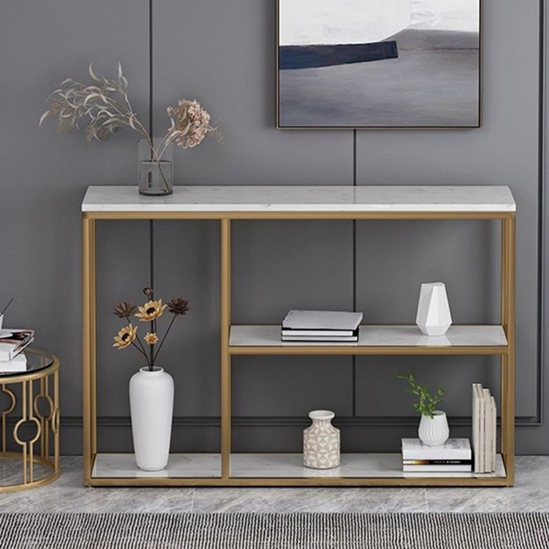 11,8 "W tavolo da stoccaggio della tabella terminale rettangolare tabella console glam