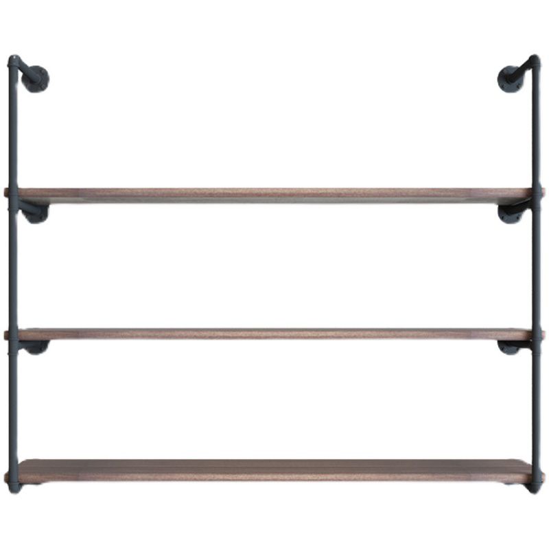 11.81 "W Bibliothèque de style industriel mural bibliothèque pour le bureau à domicile