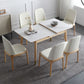 Stone 4-foot Dinette Table Traditional Luxury Extendable Dining Table for Home Clearhalo ' dining_table' 'Dining Tables & Seating' 'Dining Tables' 'furn' 'furn_dining_table' 'Furniture' 'furniture_dining_table' 'Kitchen & Dining Furniture' 'kitchen&dining_furn' 'kitchen' 'kitchen_dining_table' 1200x1200_089ca7ec-e650-4c9d-be05-fbc497dcf1b8