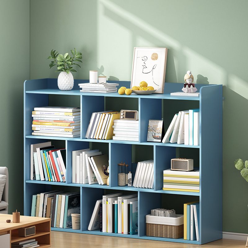 35"H Contemporary Bookcase Etagere Book Shelf Engineered Wood for Study Room