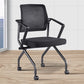 Contemporary Arm Chair Fixed Arms Black with Wheels Office Chair Clearhalo 'furn' 'furn_office_chair' 'Furniture' 'Office Chairs' 'Office Furniture' 'office_chair' 1200x1200_089ed6f1-31ec-43cf-9d67-c0653e3bf1db