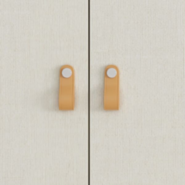 Hinged Wardrobe Closet with Drawer Engineered Wood Wardrobe Cabinet