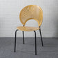 Industrial Metal Dining Room Chair Open Back Dining Side Chair for Restaurant Use