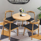 Modern Style Round Solid Wood Dining Set 1/2/3/4/5 Pieces Dining Set for Dining Areas Clearhalo 'Dining Room Sets' 'Dining Tables & Seating' 'dining_room_set' 'furn' 'furn_dining_room_set' 'Furniture' 'Kitchen & Dining Furniture' 1200x1200_08a3f69a-1dfa-466a-a466-0543866c4f6e