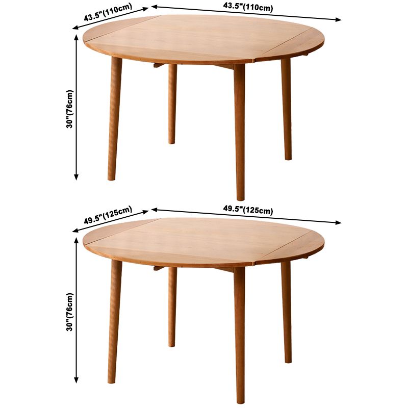 Oak Extendable Round Dining Table Modern Adjustable Square Wood Table with 4 Legs Clearhalo ' dining_table' 'Dining Tables & Seating' 'Dining Tables' 'furn' 'furn_dining_table' 'Furniture' 'furniture_dining_table' 'Kitchen & Dining Furniture' 'kitchen&dining_furn' 'kitchen' 'kitchen_dining_table' 1200x1200_08a91260-2591-4578-8a81-e0fb05031b4d