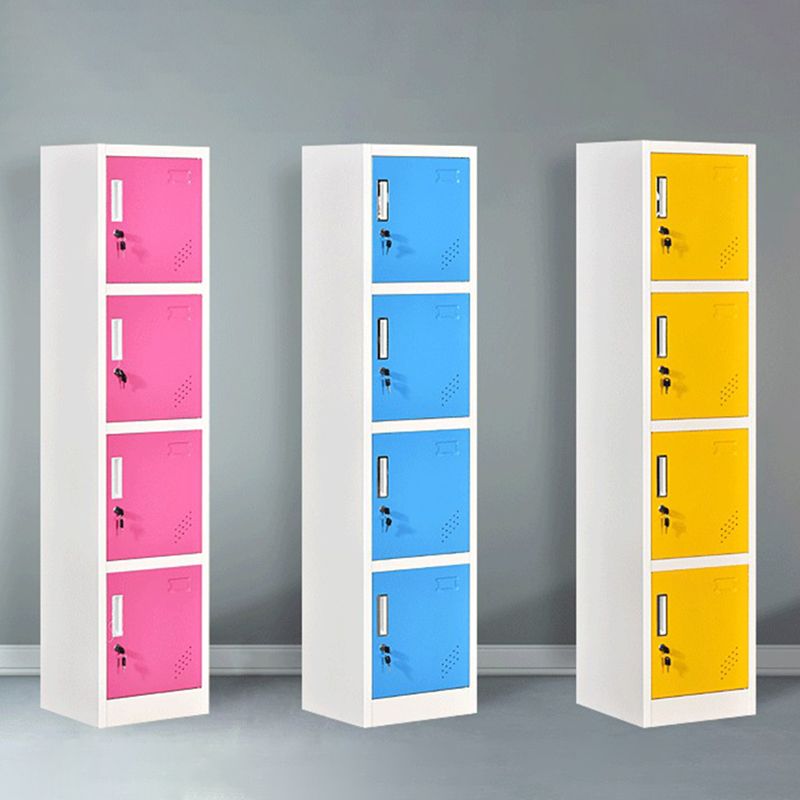 Metal Hinged Door Storage Cabinet Contemporary Cabinet for Bathroom