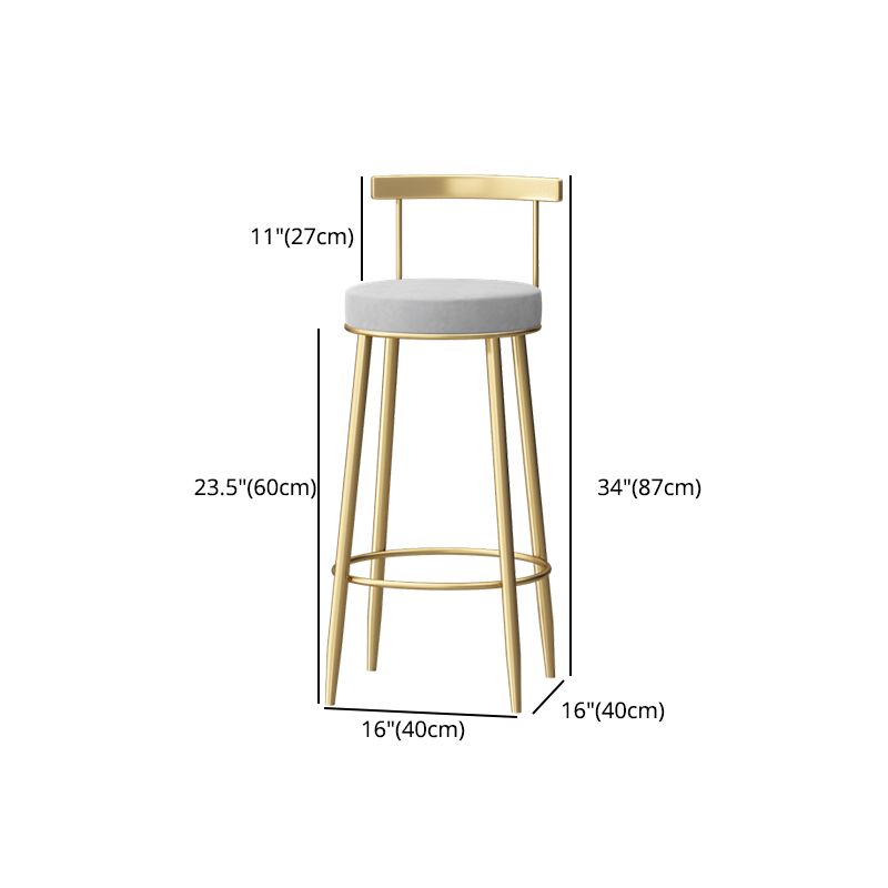 Modern Style Iron Bar Stool with Footrest Low Back Milk Tea Shop Simple Bar Stool Clearhalo 'Bar Furniture' 'Bar Stools' 'bar_stools' 'furn' 'furn_bar_stools' 'furniture_bar_stools' 'Kitchen & Dining Furniture' 'kitchen&dining_furn' 'kitchen' 'kitchen_furn' Furniture' 1200x1200_08ae59e4-1490-4988-becb-d25b3db1d296