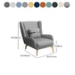 Glam Style Pu Leather Wingback Chair Pillow Back Flared Arm Chair Clearhalo 'Accent Chairs' 'accent_chairs' 'Chairs & Seating' 'furn' 'furn_accent_chairs' 'Furniture' 'Living Room Furniture' 1200x1200_08ae5aaf-91f0-4fe5-9147-1acc2c26bca3
