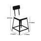 Modern Stone and Metal Dinette Set 1/2/5 Pieces White Table Set for Coffee Shop