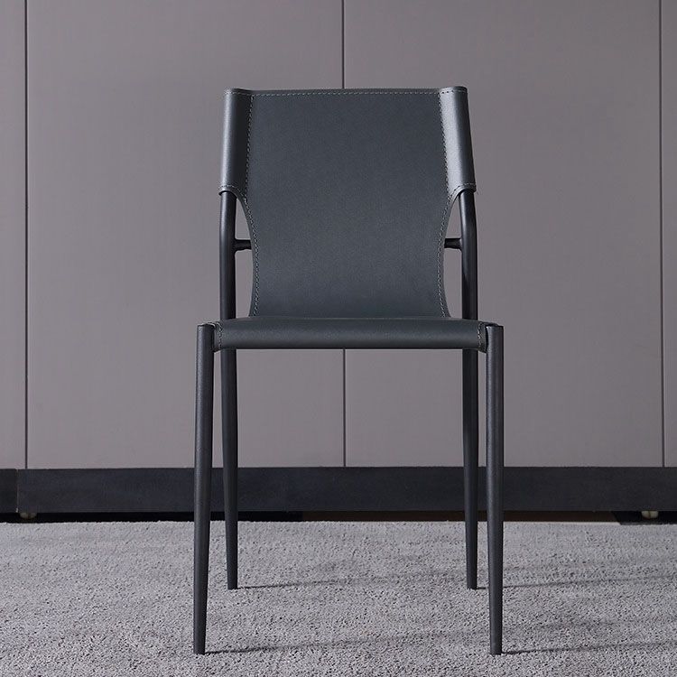 Contemporary Style Dining Chairs Kitchen Armless Side Chair with Metal Legs Clearhalo ' kitchen&dining_furn' 'Dining Chairs' 'Dining Tables & Seating' 'dining_chair' 'furn' 'furn_dining_chair' 'Furniture' 'furniture_dining_chair' 'Kitchen & Dining Furniture' 'kitchen' 1200x1200_08b0ca35-52c4-4d9e-bfe3-ff017f603e77