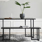 Mid-Century Modern Solid Wood Bench Rectangle Seating Bench in Black with Legs Clearhalo 'Benches' 'Chairs & Seating' 'furn' 'furn_benches' 'Furniture' 'Living Room Furniture' 1200x1200_08b1632e-8903-4b43-a3ff-423ac150a1e5