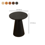 Tavolino contemporaneo tavolo da caffè piedistallo in legno massiccio