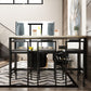 Contemporary Footrest Upholstered Home Stool Matte Finish Low Back Barstool Clearhalo 'Bar Furniture' 'Bar Stools' 'bar_stools' 'furn' 'furn_bar_stools' 'Furniture' 'furniture_bar_stools' 'Kitchen & Dining Furniture' 1200x1200_08b5ce6a-4a7e-44c1-a306-1ec71128998d