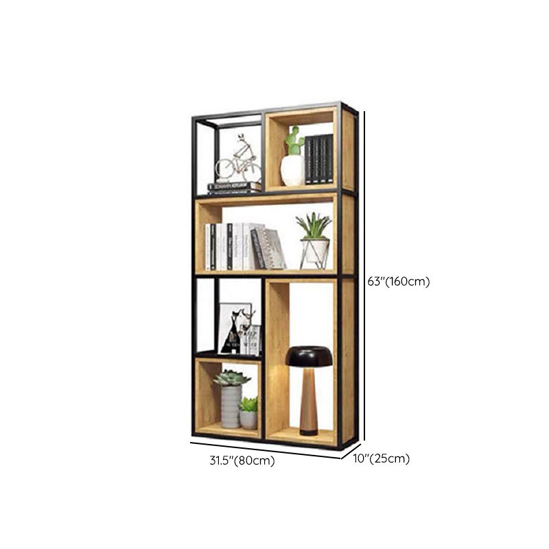 9.84" W Industrial Antique Finish Shelf Bookcase Etagere Metal Bookshelf Clearhalo 'Bookcases' 'furn' 'furn_bookcases' 'Furniture' 'Office Furniture' 1200x1200_08b89d29-e35d-4cd4-aaa9-9d2da2c2764b