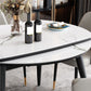 Sintered Stone Top Extendable Round Table for Restaurant Modern Dining Table with 4 Legs Clearhalo ' dining_table' 'Dining Tables & Seating' 'Dining Tables' 'furn' 'furn_dining_table' 'Furniture' 'furniture_dining_table' 'Kitchen & Dining Furniture' 'kitchen&dining_furn' 'kitchen' 'kitchen_dining_table' 1200x1200_08bc0e8c-3dbf-4f5f-996b-83f0ff83045b