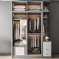 Contemporary Storage Cabinet Sliding Wardrobe Cabinet for Bedroom
