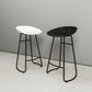 Tabouret métallique contemporain en plastique basse du comptoir arrière avec 4 jambes