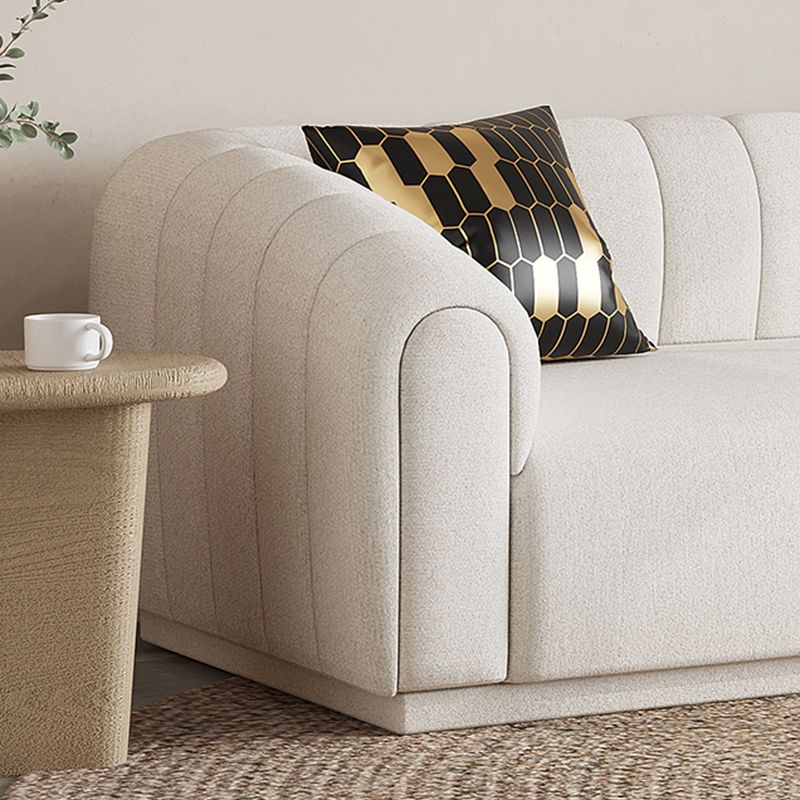 Contemporary Sewn Pillow Back Sofa Tuxedo Arm Wool Sofa - 2/3-Seater Clearhalo 'furn' 'furn_sofas' 'Furniture' 'Living Room Furniture' 'Sofa' 'sofas' 1200x1200_08bf29fb-dc06-43c8-9d47-2bbee51ed900