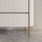 Cassettiera per camera da letto orizzontale Glam Stone in bianco con cassetti