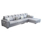 L-shape Sofa Faux Leather/Linen Sectionals with Reversible Chaise and Storage Clearhalo 'furn' 'furn_sectionals' 'Furniture' 'furniture_sectionals' 'Living Room Furniture' 'Sectionals' 1200x1200_08c179a2-5040-425f-b5dd-07a81e30bd5c