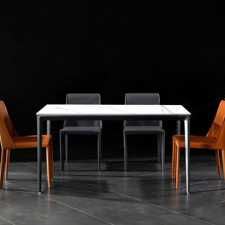 Contemporary Style Dining Chairs Armless Side Chair with Metal Legs for Kitchen (Set of 2) Clearhalo ' kitchen&dining_furn' 'Dining Chairs' 'Dining Tables & Seating' 'dining_chair' 'furn' 'furn_dining_chair' 'Furniture' 'furniture_dining_chair' 'Kitchen & Dining Furniture' 'kitchen' 1200x1200_08c1c8ae-806c-475d-a4a9-260cb41c26d4