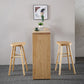 Full Natural Bar Table Set Contemporary 1/2/3 Pieces Rectangular Pub Table Set