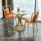 Glam Sintered Stone Dining Room Set with Round Table and Metal Base Formal Dining Table Furniture Clearhalo 'Dining Room Sets' 'Dining Tables & Seating' 'dining_room_set' 'furn' 'furn_dining_room_set' 'Furniture' 'furniture_dining_room_set' 'Kitchen & Dining Furniture' 'kitchen&dining_furn' 'kitchen' 1200x1200_08c4c294-5130-487c-be9f-8244862ad6f6