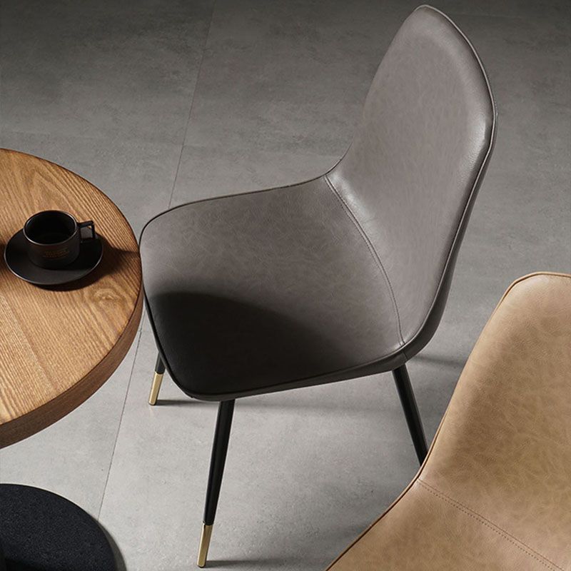 Nordic Metal Dining Chairs Dining Armless Side Chairs for Kitchen Clearhalo ' kitchen&dining_furn' 'Dining Chairs' 'Dining Tables & Seating' 'dining_chair' 'furn' 'furn_dining_chair' 'Furniture' 'furniture_dining_chair' 'Kitchen & Dining Furniture' 'kitchen' 1200x1200_08c5d05e-c9ca-44f3-a413-c734859101ca