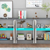 Moderno server per scaffali regolabili in legno ingegnerizzato la credenza con porte