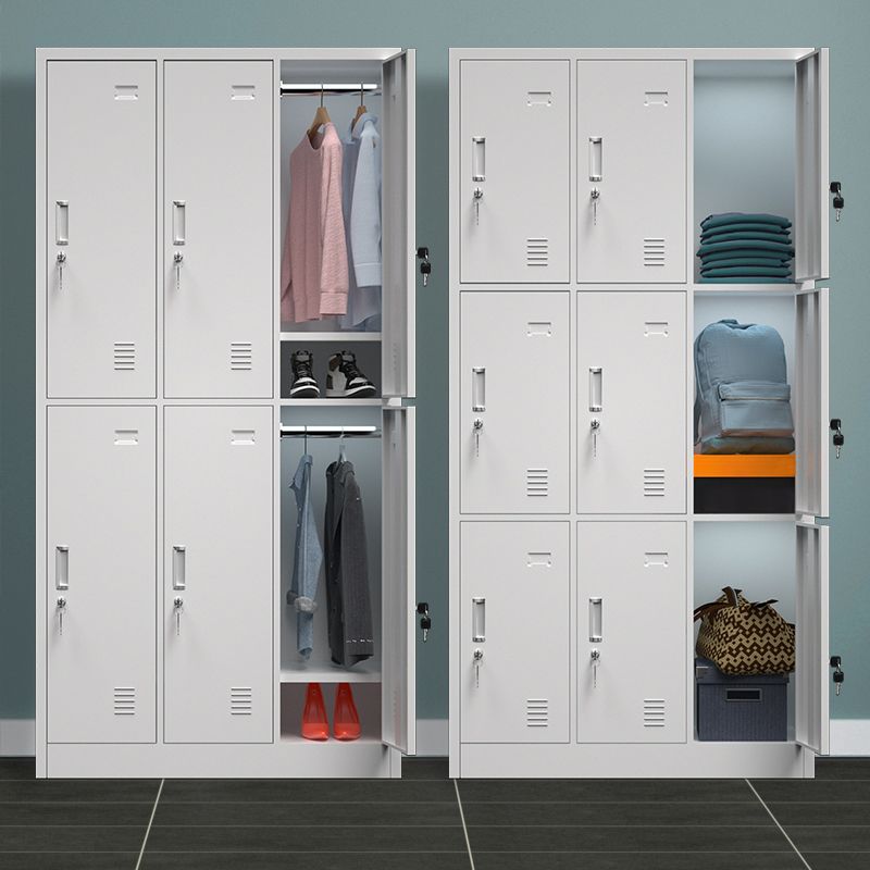 Gabinete contemporáneo de metal para el gabinete de almacenamiento de acero gris casero