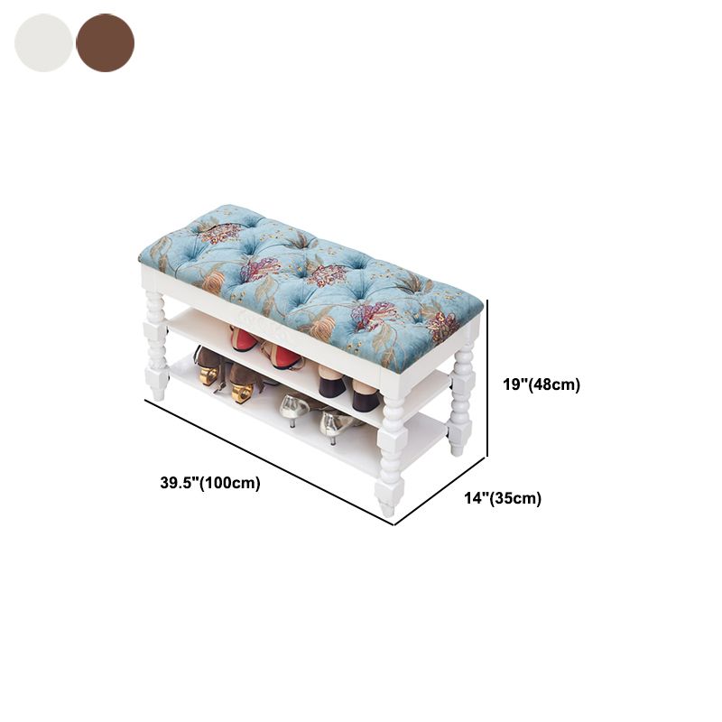 Upholstered Shelves Seating Bench Cushioned Entryway and Bedroom Bench with Legs Clearhalo 'Benches' 'Chairs & Seating' 'furn' 'furn_benches' 'Furniture' 'Living Room Furniture' 1200x1200_08caed77-e443-4000-ac51-67dbf26def05