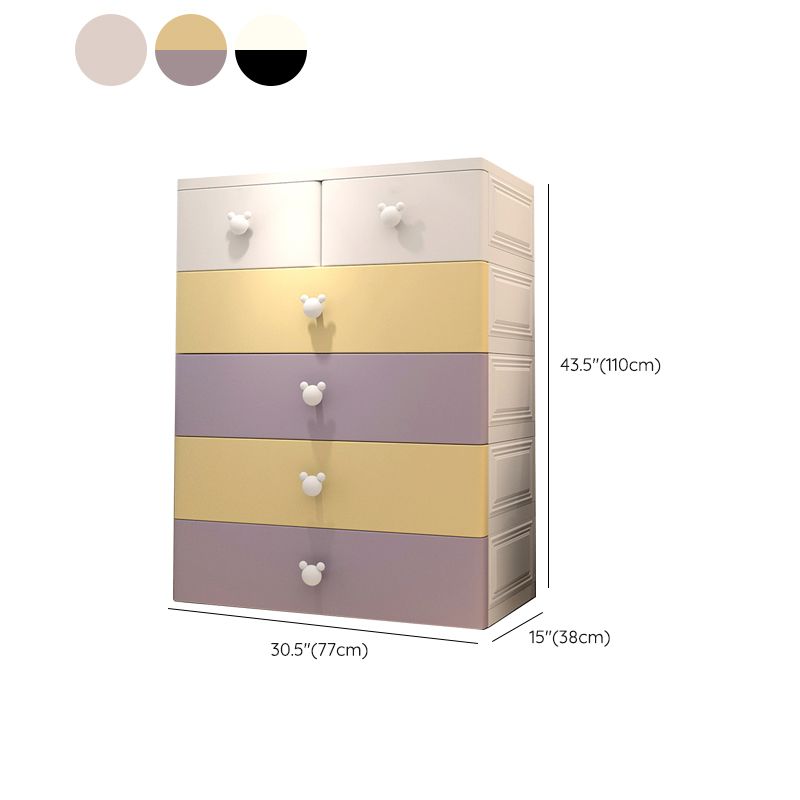 Contemporary Plastic Storage Cabinet Matte Finish Bedroom Cabinet Clearhalo 'Armoires & Wardrobes' 'armoires_wardrobes' 'Bedroom Furniture' 'furn' 'furn_armoires_wardrobes' 'Furniture' 1200x1200_08cdfedd-40bf-41da-9655-a59cbfa69996