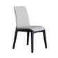 Contemporary Dining and Accent Chairs Matte Finish Leather Curved Parsons Armless Chair Clearhalo ' kitchen&dining_furn' 'Dining Chairs' 'Dining Tables & Seating' 'dining_chair' 'furn' 'furn_dining_chair' 'Furniture' 'furniture_dining_chair' 'Kitchen & Dining Furniture' 'kitchen' 1200x1200_08ce258b-7b3c-46a2-9548-da9a1e81b38d