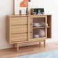 Modern Rectangle Sideboard Wooden Sideboard Cabinet with Sliding Door Clearhalo 'buffet_sideboard' 'Buffets & Sideboards' 'furn' 'furn_buffet_sideboard' 'Furniture' 'Kitchen & Dining Furniture' 1200x1200_08d0a27f-6c2b-4acc-bc0f-de554a0cf7d0