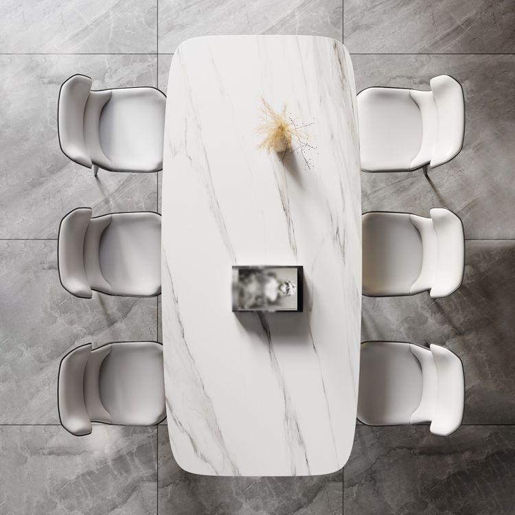 Modern Style 1/3/4/5/7 Pieces Dining Sintered Stone Dining Table Set for Kitchen Clearhalo 'Dining Room Sets' 'Dining Tables & Seating' 'dining_room_set' 'furn' 'furn_dining_room_set' 'Furniture' 'furniture_dining_room_set' 'Kitchen & Dining Furniture' 1200x1200_08d0e2d0-7484-4b51-a139-b17a39fd9bd3