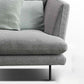 Contemporary Upholstered Cotton Blend Flared Arm Chaise Lounge in Gray Clearhalo 'Chairs & Seating' 'Chaise Lounge' 'chaise_lounge' 'furn' 'furn_chaise_lounge' 'Furniture' 'Living Room Furniture' 1200x1200_08d28bb1-0ef7-4d96-b99a-9e16a832f40d