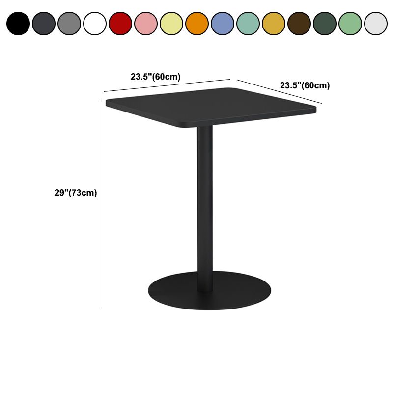 Medieval Modern Style Pedestal Base Design Square Metal Table Side Table Clearhalo 'Coffee & Accent Tables' 'End & Side Tables' 'end_side_tables' 'furn' 'furn_end_side_tables' 'Furniture' 'Living Room Furniture' 1200x1200_08d8e6c5-e7cb-427a-b4e9-c0324692678d