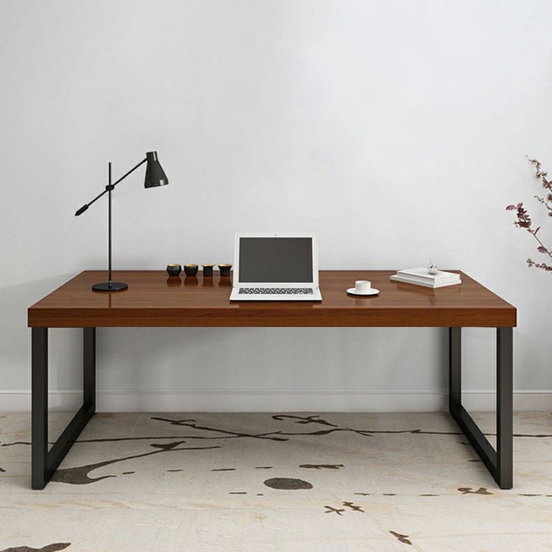 Solid Wood Writing Desk Sled Base Rectangular Office Desk , 29.53" Tall Clearhalo 'furn' 'furn_office_desk' 'Furniture' 'Office Desks' 'Office Furniture' 'office_desk' 1200x1200_08dd2671-ecb4-495f-bc46-62d07ebd3e8c