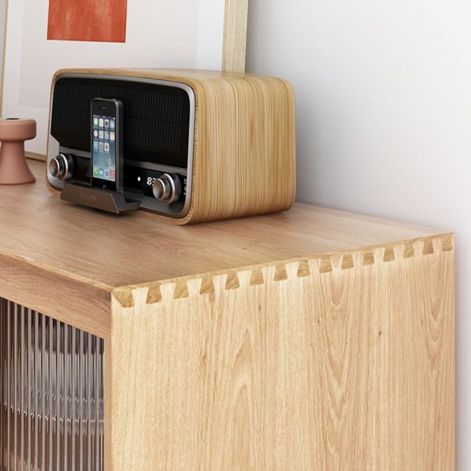 Modern Style Sideboard 32-inch Height Wood Cupboard for Living Room Clearhalo 'buffet_sideboard' 'Buffets & Sideboards' 'furn' 'furn_buffet_sideboard' 'Furniture' 'Kitchen & Dining Furniture' 1200x1200_08dd638b-d276-4bcd-a181-6a648df30721