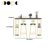 キッチンリビングルームのための焼結ストーンバーテーブル楕円形のダイニングテーブル