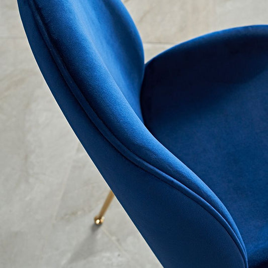 Silla de comedor de comedor de estilo glamoroso para interiores para interiores