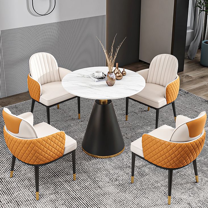 Traditional Luxury Sintered Stone Dinner Table White Round Table with Pedestal Base Clearhalo ' dining_table' 'Dining Tables & Seating' 'Dining Tables' 'furn' 'furn_dining_table' 'Furniture' 'furniture_dining_table' 'Kitchen & Dining Furniture' 'kitchen&dining_furn' 'kitchen' 'kitchen_dining_table' 1200x1200_08e15515-6f07-4bc9-8ab5-473c8d40b8ef